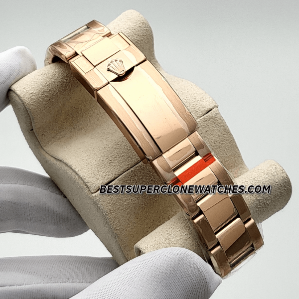 Rolex Daytona Everose Gold Sundust Dial 4131 Swiss Super Clone Watch Ref-126505 - Image 4