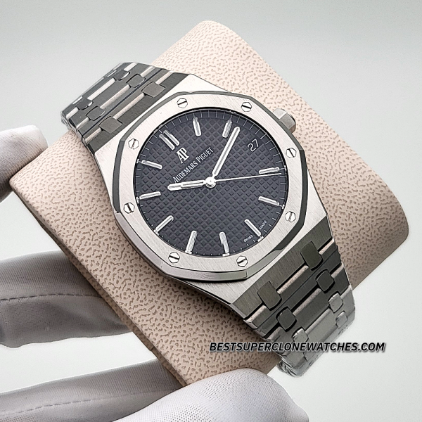 Audemars Piguet Royal Oak Stainless Steel Black Dial 4302 Swiss Super Clone Watch Ref-15510ST.OO.1320ST.07 - Image 3