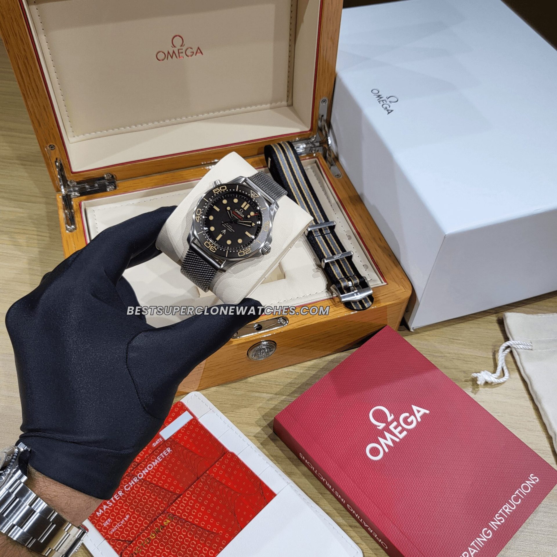 Omega Seamaster 007 replica titanium watch