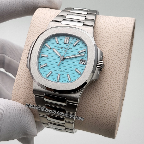 Patek Philippe Nautilus Tiffany & Co 26-330 S C Swiss Super Clone Watch Ref-5711/1A-018 - Image 2