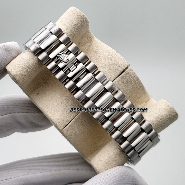 Rolex Day-Date Oyster White Gold Slate Dial 3255 Swiss Super Clone Watch Ref-228239 - Image 4