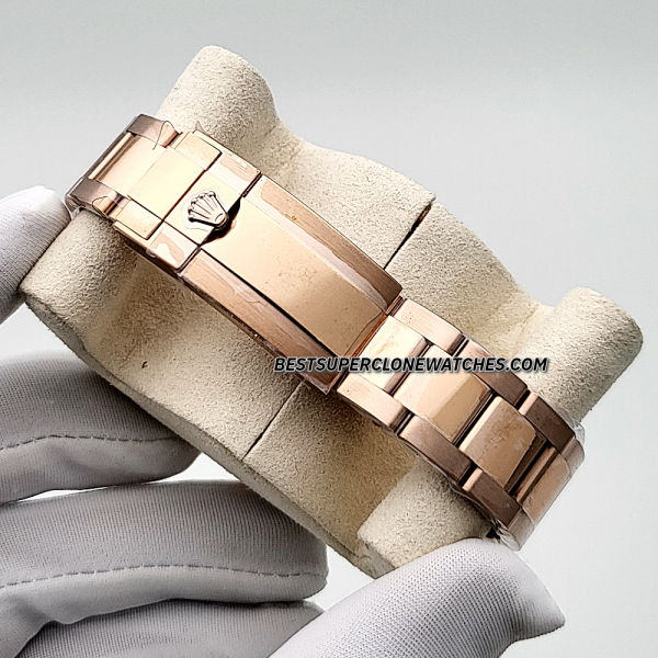 Rolex GMT Master II Everose Gold 3285 Swiss Super Clone Watch Ref-126715CHNR - Image 4