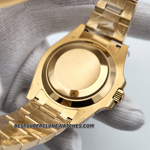 Rolex Submariner Date 18ct Yellow Gold Black Dial 3235 Swiss Super Clone Watch Ref-126618LN - Image 6