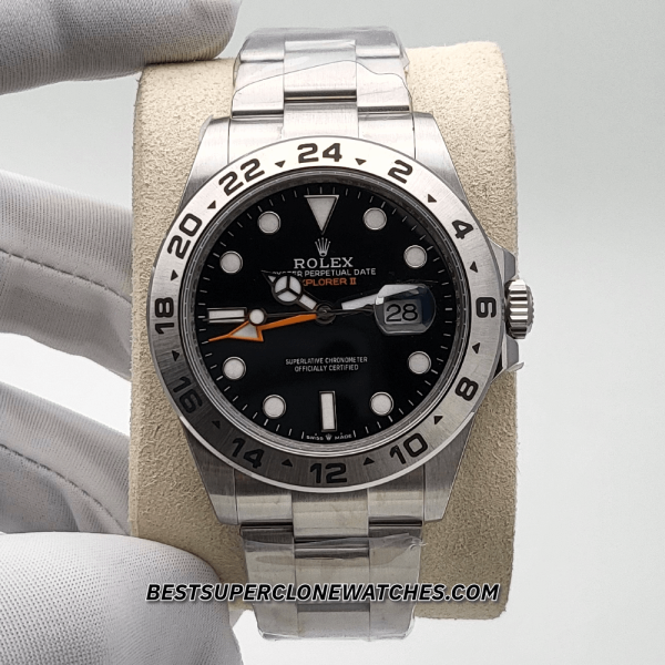 Rolex Explorer II Oystersteel Bracelet Black Dial 3285 Swiss Super Clone Watch Ref-226570