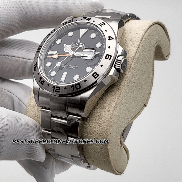 Rolex Explorer II Oystersteel Bracelet Black Dial 3285 Swiss Super Clone Watch Ref-226570 - Image 2