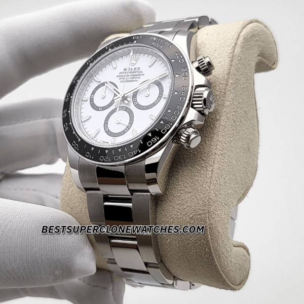 Rolex Daytona Panda White Dial 4131 Swiss Super Clone Watch Ref-126500LN - Image 2