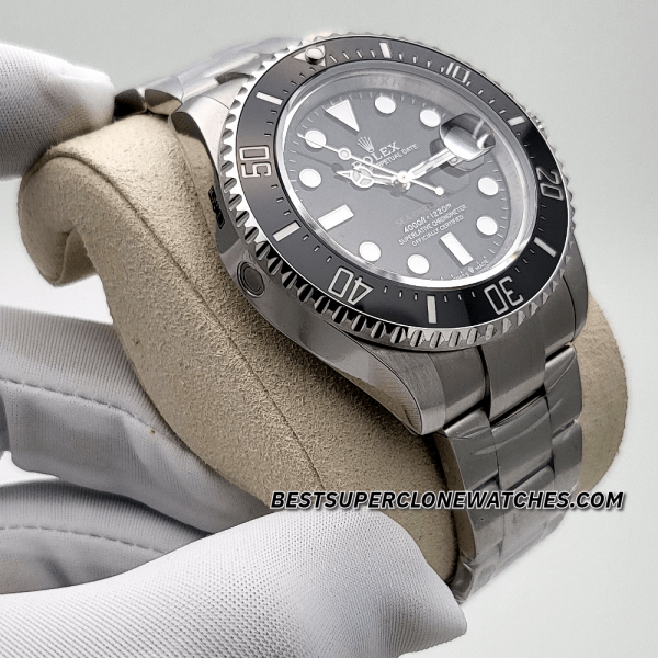Rolex Sea-Dweller Intense Black Dial Oystersteel Bracelet 3235 Swiss Super Clone Watch Ref-126600 - Image 3
