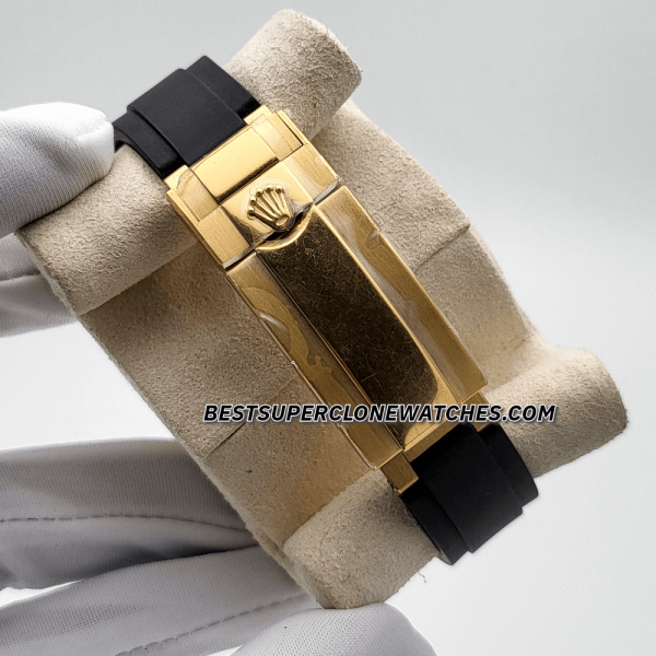 Rolex Yacht-Master Yellow Gold Oysterflex 3235 Swiss Super Clone Watch Ref-226658 - Image 4