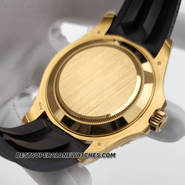 Rolex Yacht-Master Yellow Gold Oysterflex 3235 Swiss Super Clone Watch Ref-226658 - Image 5