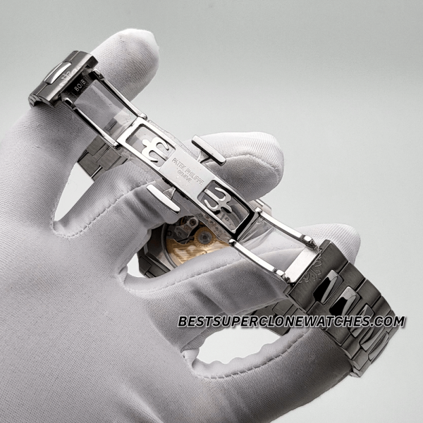 Patek Philippe Cubitus Stainless Steel Sunburst Olive Green Dial 26-330 S C Swiss Super Clone Watch Ref-5821/1A-001 - Image 5
