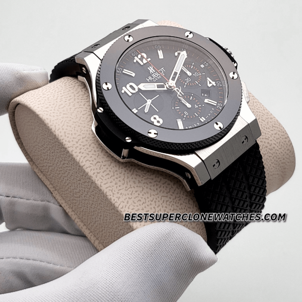 Hublot Big Bang Original Steel Ceramic 44mm HUB4100 Swiss Super Clone Watch Ref-301.SB.131.RX - Image 3