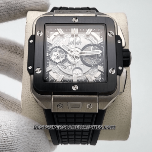 Hublot Square Bang Unico Titanium Ceramic 42mm HUB1280 Swiss Super Clone Watch Ref-821.NM.0170.RX
