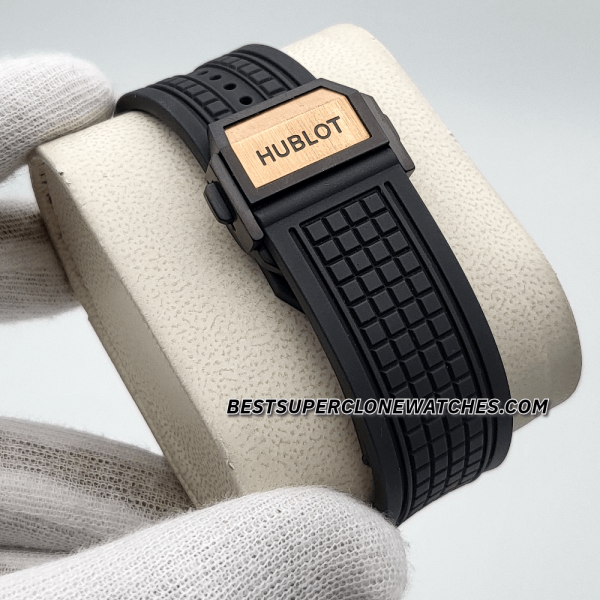 Hublot Square Bang Unico King Gold Ceramic HUB1280 Swiss Super Clone Watch Ref-821.OM.0180.RX - Image 4