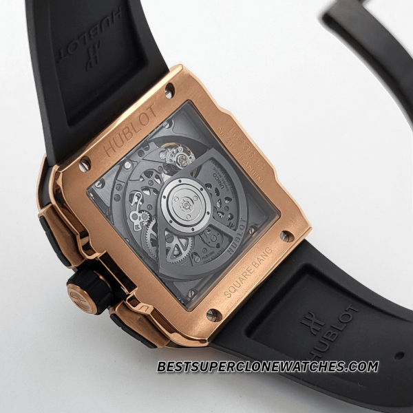 Hublot Square Bang Unico King Gold Ceramic HUB1280 Swiss Super Clone Watch Ref-821.OM.0180.RX - Image 5