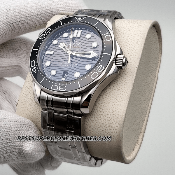 Omega Seamaster Diver 300M Steel On Steel Black Dial 8800 Swiss Super Clone Watch Ref-210.30.42.20.01.001 - Image 2