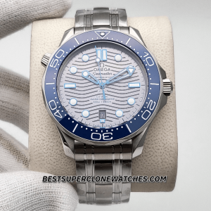 Omega Seamaster Diver 300M Steel On Steel Grey Dial 8800 Swiss Super Clone Watch Ref-210.30.42.20.06.001