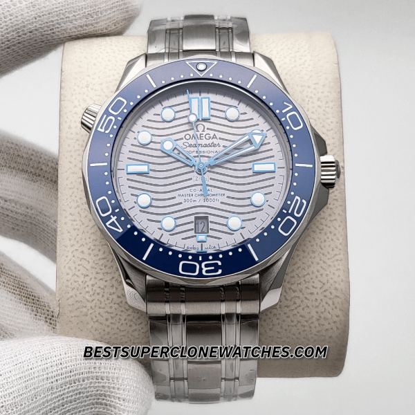 Omega Seamaster Diver 300M Steel On Steel Grey Dial 8800 Swiss Super Clone Watch Ref-210.30.42.20.06.001
