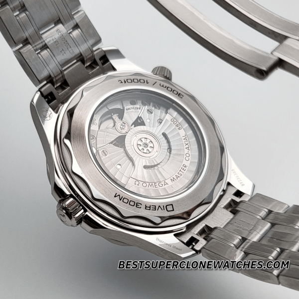 Omega Seamaster Diver 300M Steel On Steel Grey Dial 8800 Swiss Super Clone Watch Ref-210.30.42.20.06.001 - Image 6
