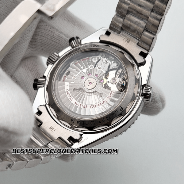 Omega Seamaster Planet Ocean 600M Chronograph Titanium On Titanium Grey Dial 9900 Swiss Super Clone Watch Ref-215.90.46.51.99.001 - Image 5