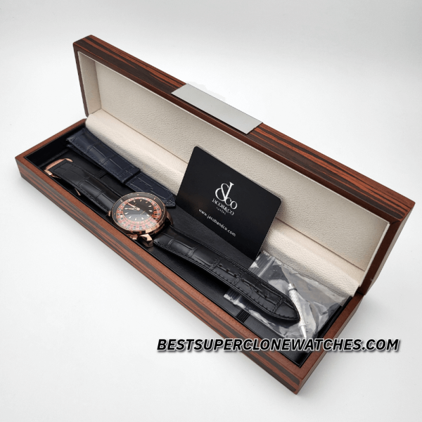 Jacob & Co Casino Tourbillon 18kt Rose Gold 44mm JCAM51 Swiss Super Clone Watch Ref-CA100.40.AA.AA.ABALA - Image 7