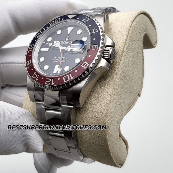 Rolex GMT Master II Pepsi 3285 Swiss Super Clone Watch Ref-126710BLRO - Image 2