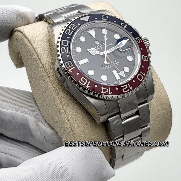 Rolex GMT Master II Pepsi 3285 Swiss Super Clone Watch Ref-126710BLRO - Image 3