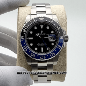 Rolex GMT Master II BATMAN 3285 Swiss Super Clone Watch Ref-126710BLNR