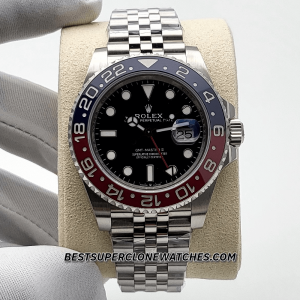 Rolex GMT Master II Pepsi Jubilee Bracelet 3285 Swiss Super Clone Watch Ref-126710BLRO