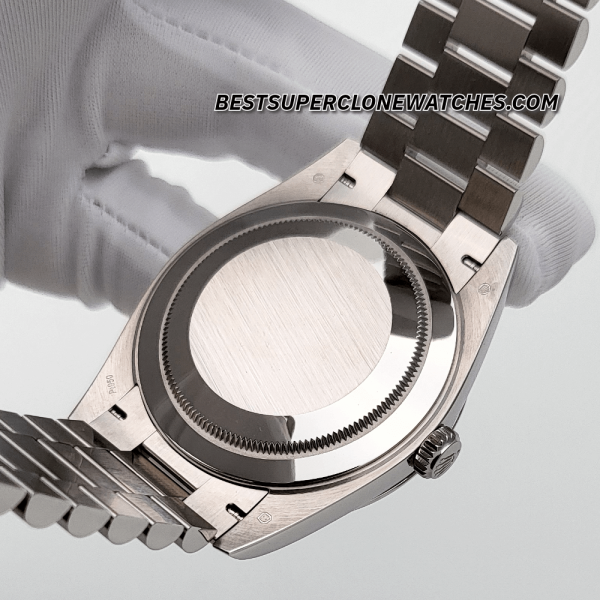 Rolex Day-Date White Gold Bright Blue Dial 40mm 3255 Swiss Super Clone Watch Ref-228239 - Image 5