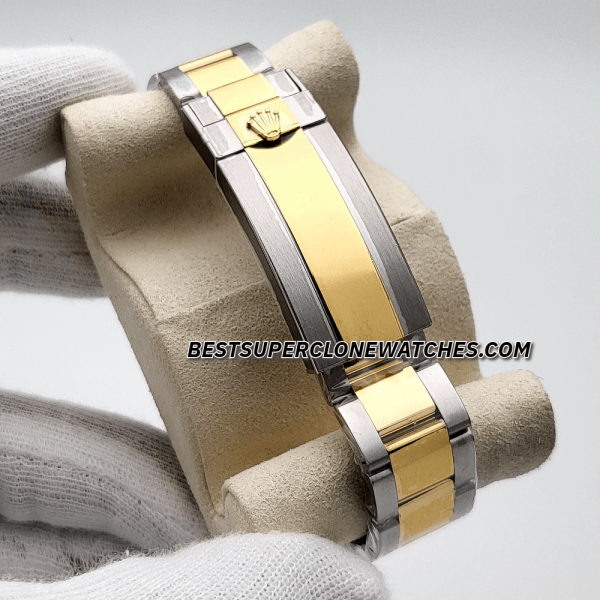 Rolex Submariner 2-Tone Black Dial 3235 Swiss Super Clone Watch Ref-126613LN - Image 4