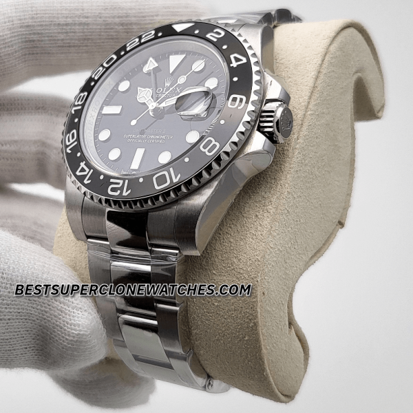 Rolex GMT Master II Black Dial 3285 Swiss Super Clone Watch Ref-126710GRNR - Image 2
