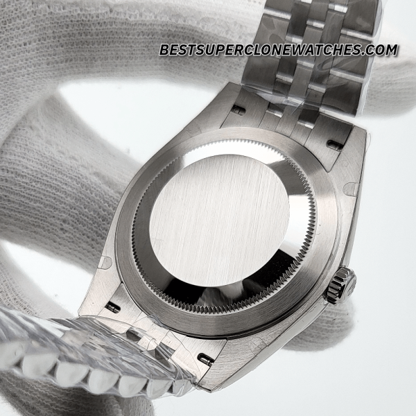 Rolex Datejust Oystersteel and White Gold Bright Black Dial 3235 Swiss Super Clone Watch Ref-126334 - Image 7