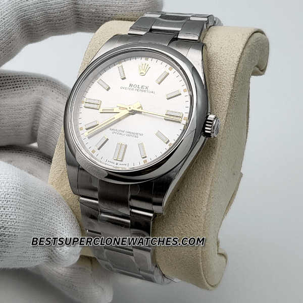 Rolex Oyster Perpetual Silver Dial 3230 Swiss Super Clone Watch Ref-124300 - Image 2
