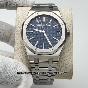 Audemars Piguet Royal Oak White Gold Blue Dial 4302 Swiss Super Clone Watch Ref-15510ST.OO.1320ST.06