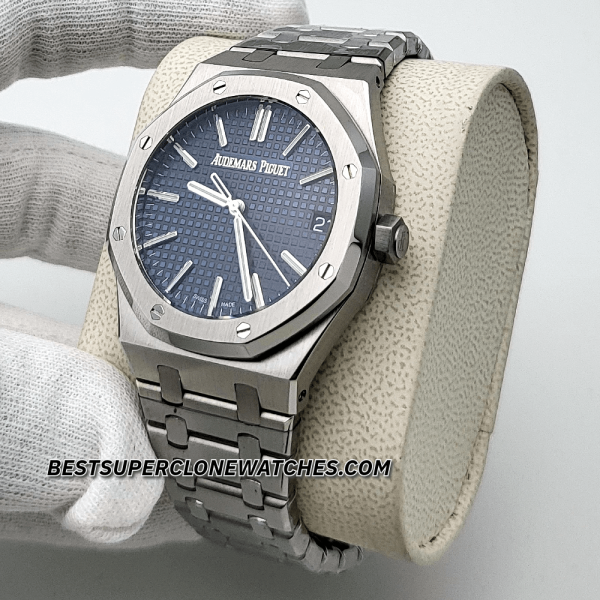 Audemars Piguet Royal Oak White Gold Blue Dial 4302 Swiss Super Clone Watch Ref-15510ST.OO.1320ST.06 - Image 2