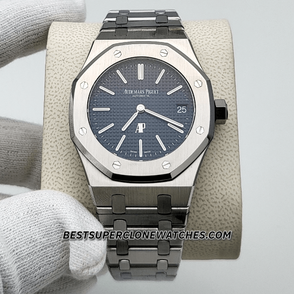 Audemars Piguet Royal Oak Jumbo Extra-Thin Blue Dial 7121 Swiss Super Clone Watch Ref-16202ST.OO.1240ST.02