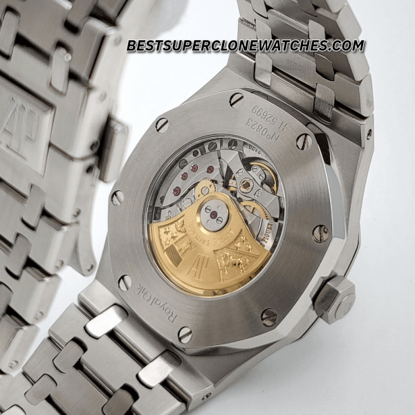 Audemars Piguet Royal Oak Stainless Steel Black Dial 3120 Swiss Super Clone Watch Ref-15400ST.OO.1220ST.01.A - Image 5