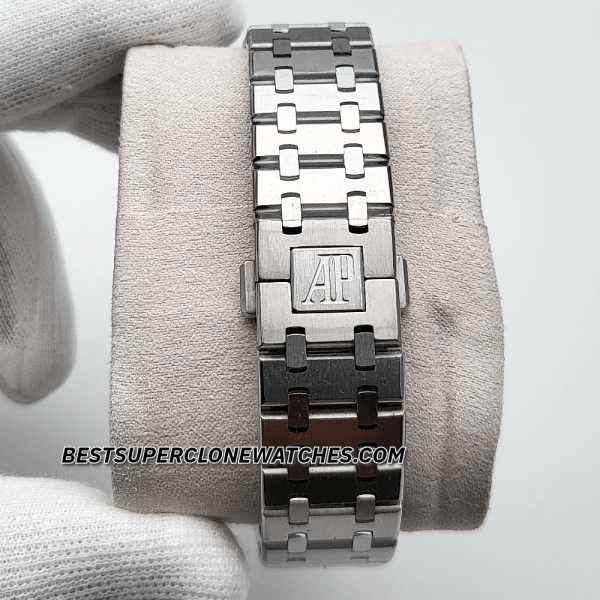Audemars Piguet Royal Oak Stainless Steel 50th Anniversary Green Dial 4302 Swiss Super Clone Watch Ref-15510ST.OO.1320ST.09 - Image 4