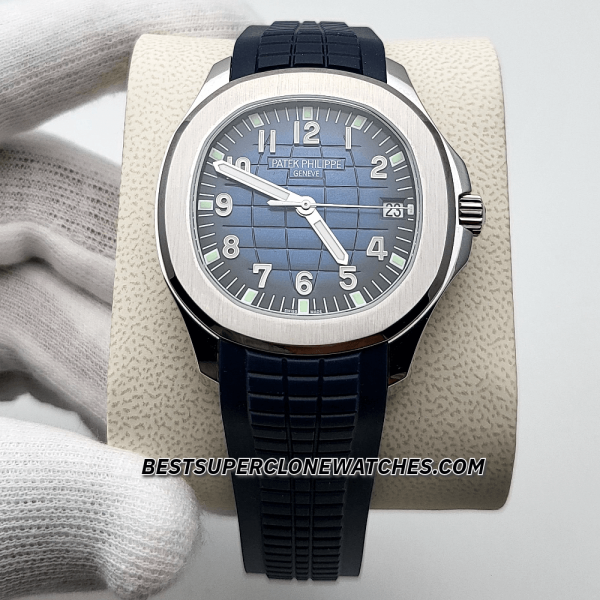 Patek Philippe Aquanaut White Gold Blue Dial 26-330 S C Swiss Super Clone Watch Ref-5168G-001