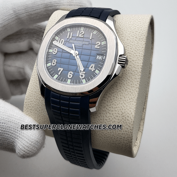 Patek Philippe Aquanaut White Gold Blue Dial 26-330 S C Swiss Super Clone Watch Ref-5168G-001 - Image 2