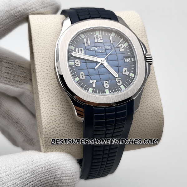 Patek Philippe Aquanaut White Gold Blue Dial 26-330 S C Swiss Super Clone Watch Ref-5168G-001 - Image 3