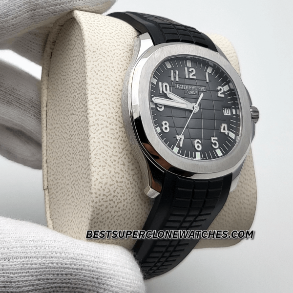 Patek Philippe Aquanaut Stainless Steel Black Dial 26-330 S C Swiss Super Clone Watch Ref-5167A-001 - Image 3