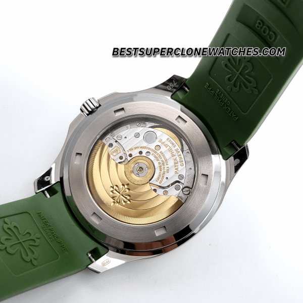 Patek Philippe Aquanaut White Gold Khaki Green Dial 26-330 S C Swiss Super Clone Watch Ref-5168G-010 - Image 5