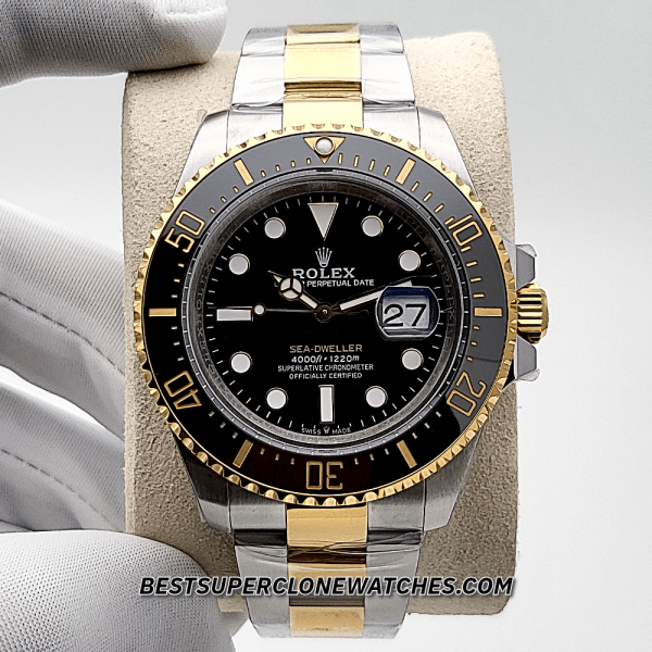 Rolex Sea-Dweller Oystersteel and Yellow Gold 3235 Swiss Super Clone Watch Ref-126603