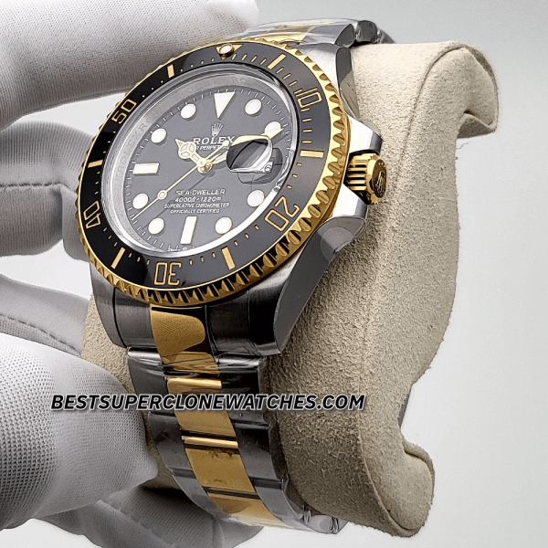 Rolex Sea-Dweller Oystersteel and Yellow Gold 3235 Swiss Super Clone Watch Ref-126603 - Image 2