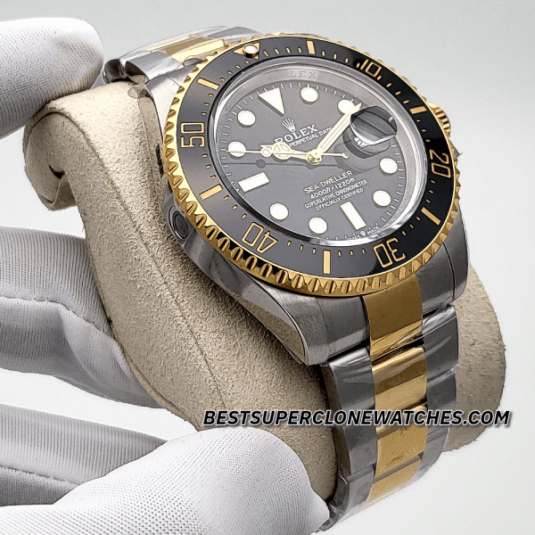 Rolex Sea-Dweller Oystersteel and Yellow Gold 3235 Swiss Super Clone Watch Ref-126603 - Image 3