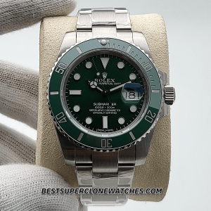 Rolex Submariner Hulk Date Green Dial 3135 Swiss Super Clone Watch Ref-116610LV
