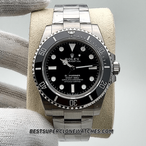 Rolex Submariner No-Date Black Dial 3230 Swiss Super Clone Watch Ref-124060