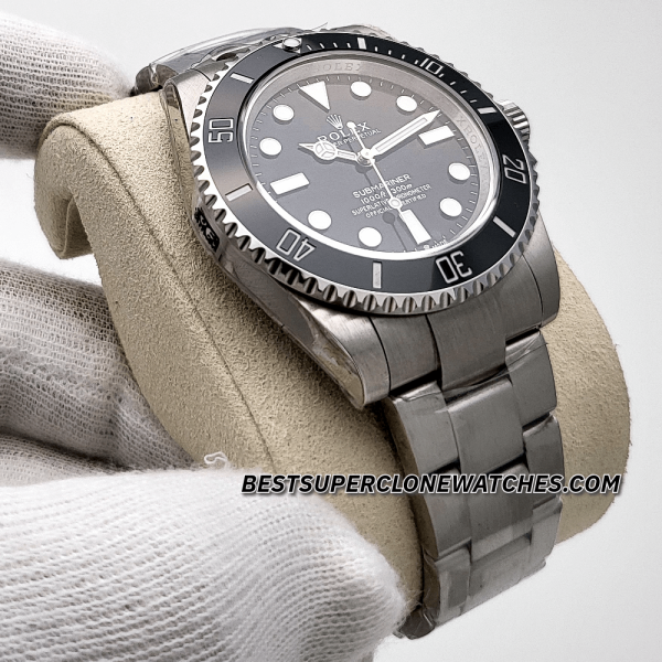 Rolex Submariner No-Date Black Dial 3230 Swiss Super Clone Watch Ref-124060 - Image 3