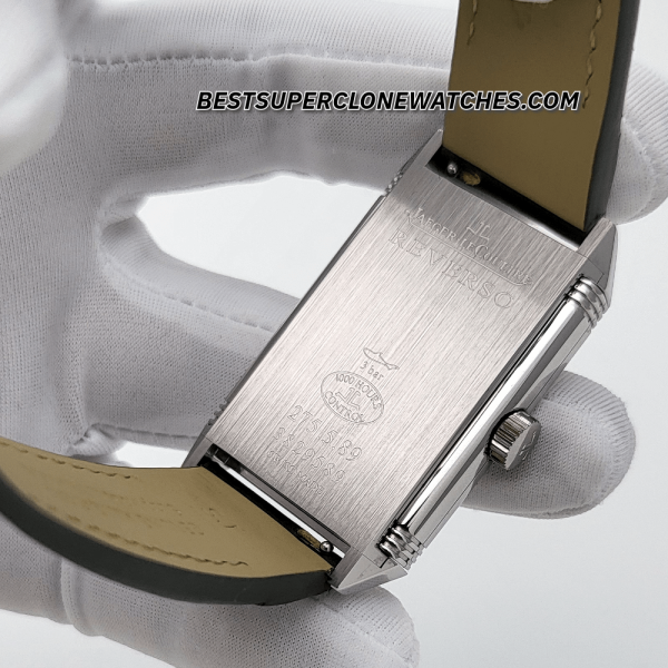 Jaeger-LeCoultre Reverso Tribute Monogace Small Seconds Green leather Strap 822 Swiss Super Clone Watch Ref-Q397843J - Image 9